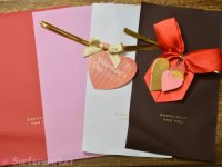 画像1: バレンタインタグ付きバレンタインデープレゼント用ラッピングサービス（赤、ピンク、白、茶）